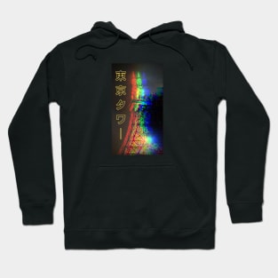 Tokyo Tower Japan Retro Neon Lights Hoodie